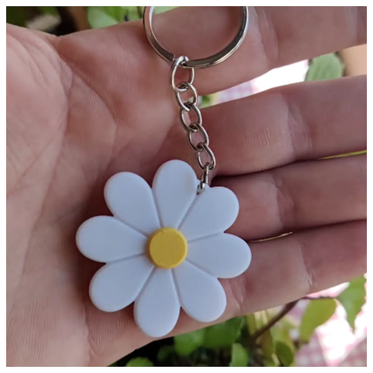 Keychain Ladies Decorative Flower Elegant Key Fob Car Keychains Wholesale Retail
