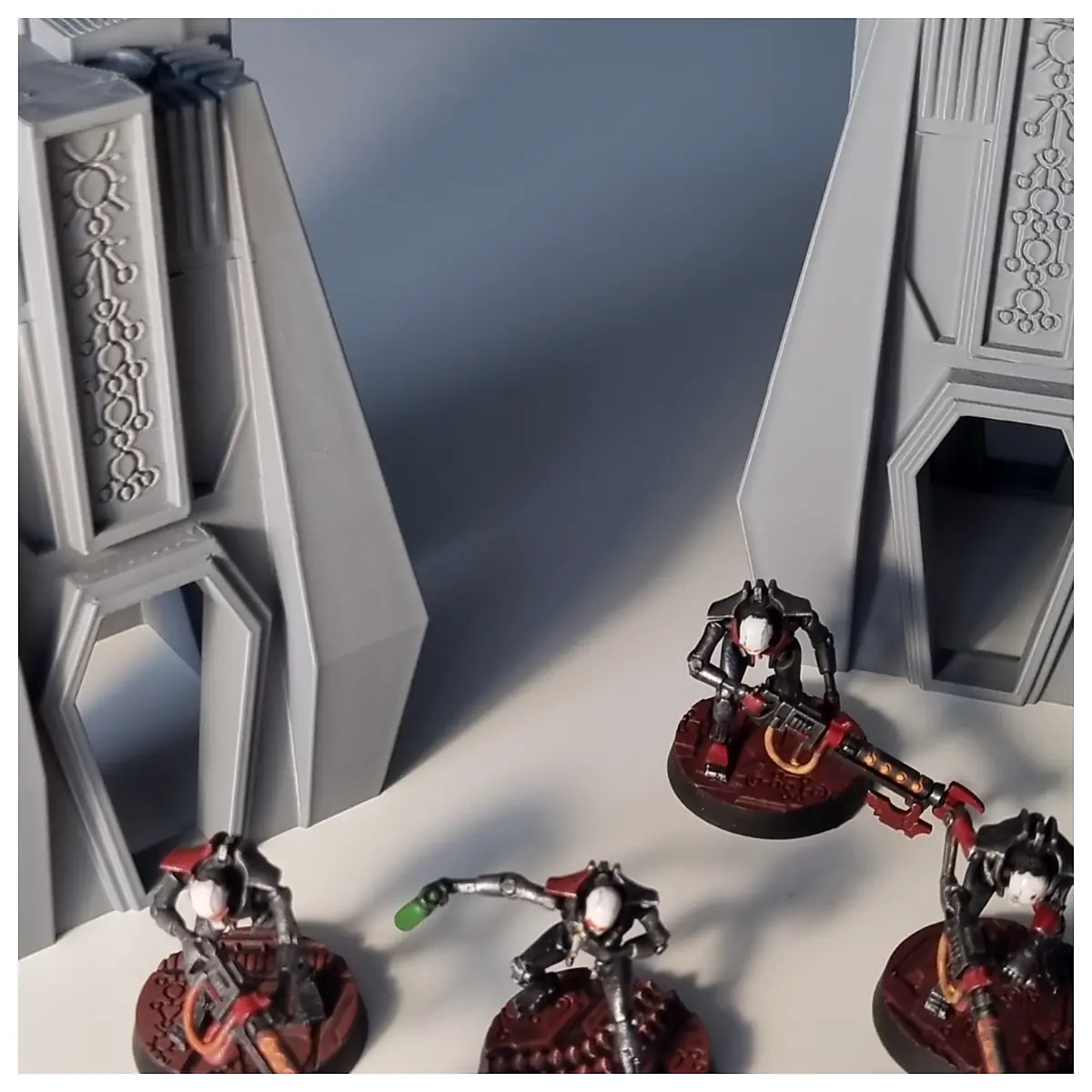 Necron Terrain Building Battlefields Models Scenarios Modification Tabletop Games Parts Accessories Tactics