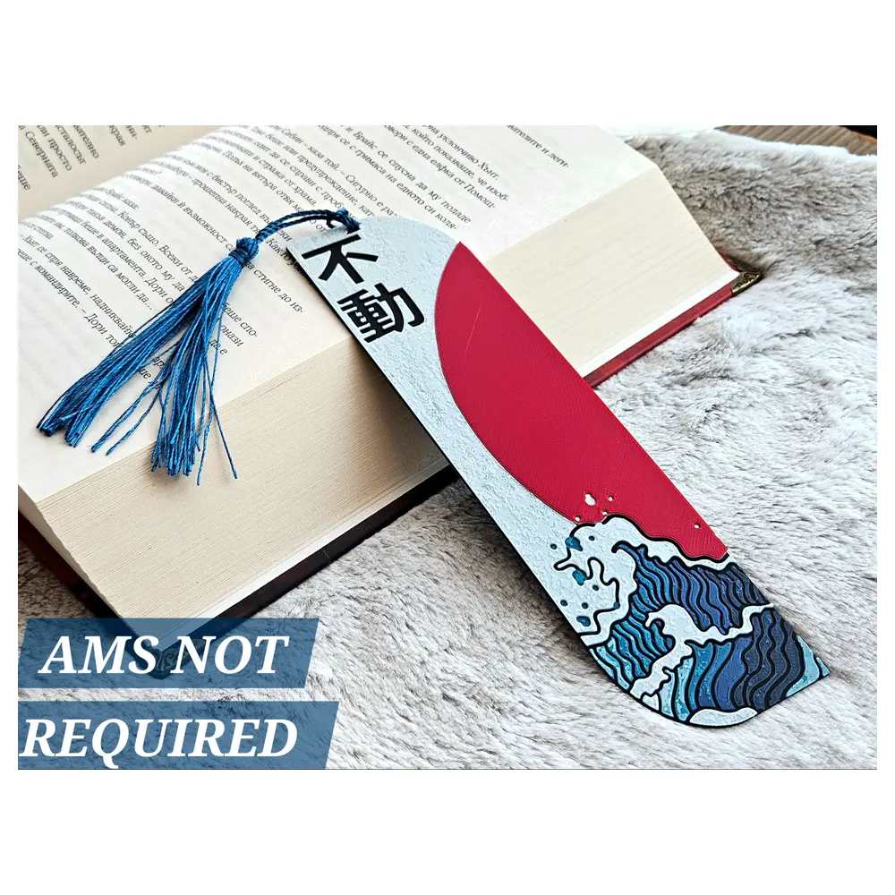 Unshakable Japanese Wave Bookmark Durable Book Protection Book Parts Reading Tools Paper Books Study