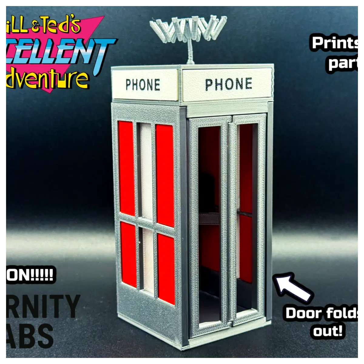 Model Kit Build Ted Phone Booth Assembly Toy Building Kit Model Car Automotive Model Kit