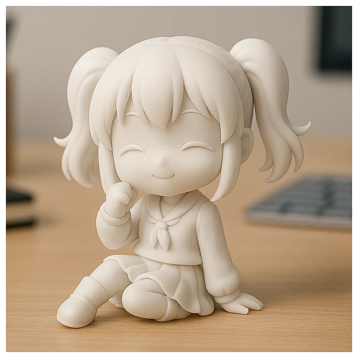 Cute Anime Girl Figurine Doll Collectible Model Anime Toy Character Model