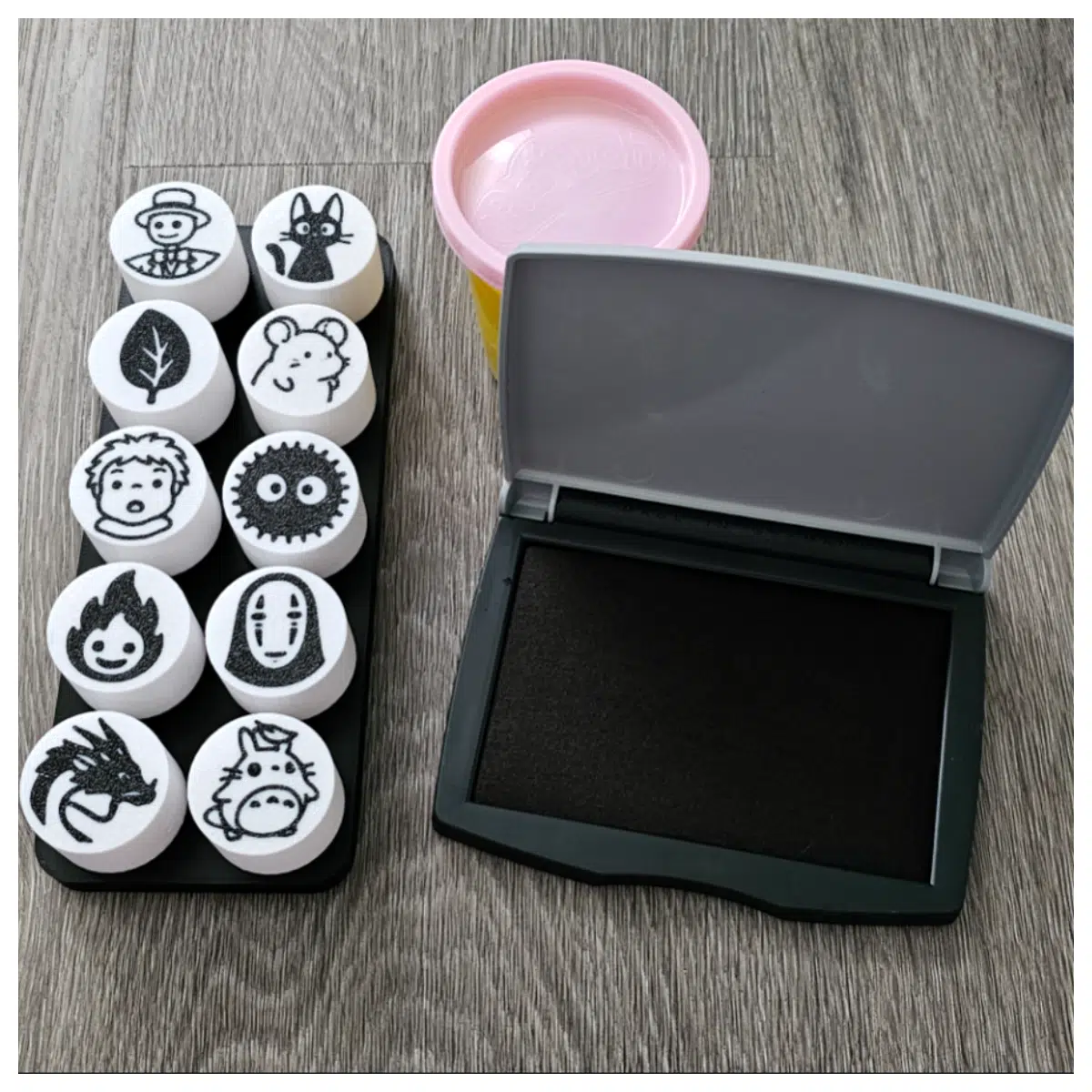 Ghibli Style Stamps Hand Painted Anime Collectibles Art Memorabilia Stamp Collection