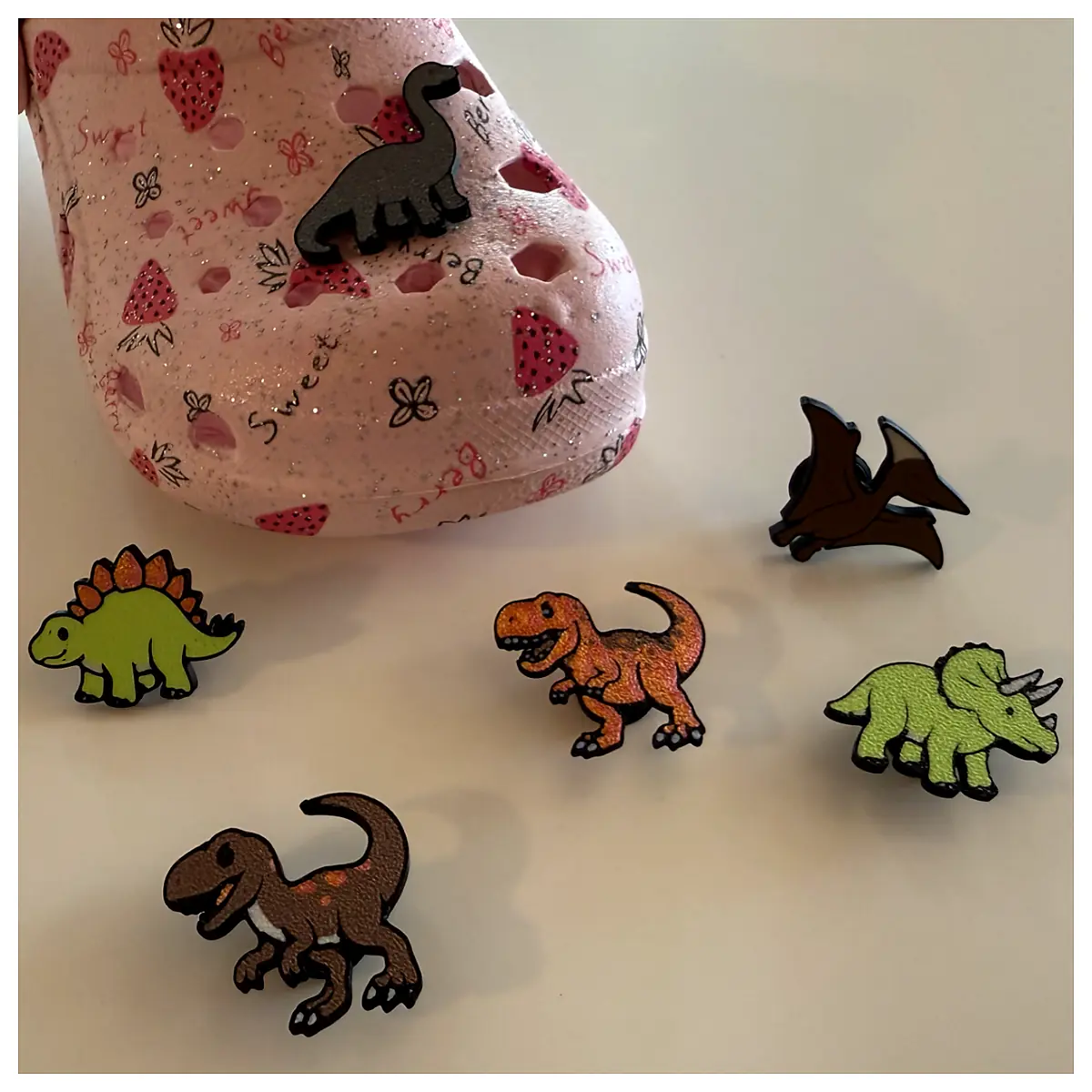 Dino Charms Accessories Multi Styles Mini Collectibles Dinosaur Figurines Educational Toys Gift Ideas