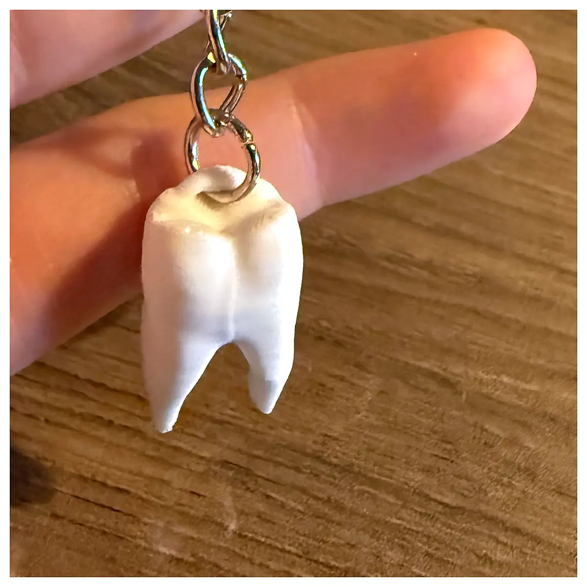 Lower Molar Keychain Tooth Model Dental Keyring Teeth Parts Repair Collection Accessory