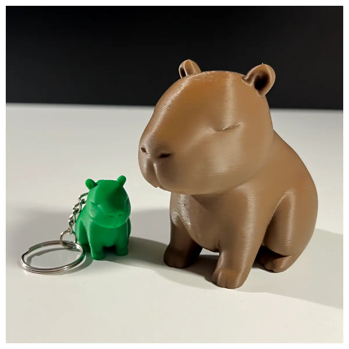Cute Capybara Plush Toy Rubber Capybara Figure Capybara Pet Accessories Repair Maintenance