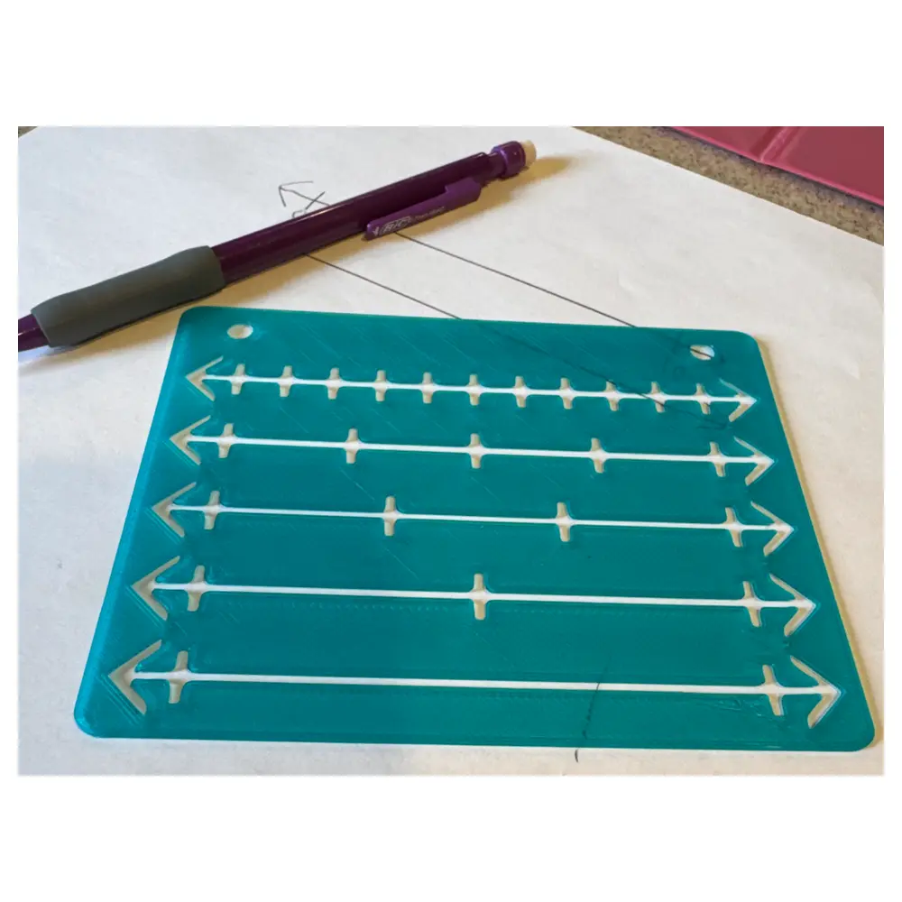 Number Line Stencil Measurement Tool Math Education Teaching Aids Practice Worksheets Learning Supplies