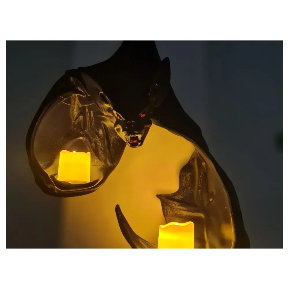 Bat Candle Holder Decorative Accessory Candle Stand Modern Art Patchwork Universal Replacement Parts Repair