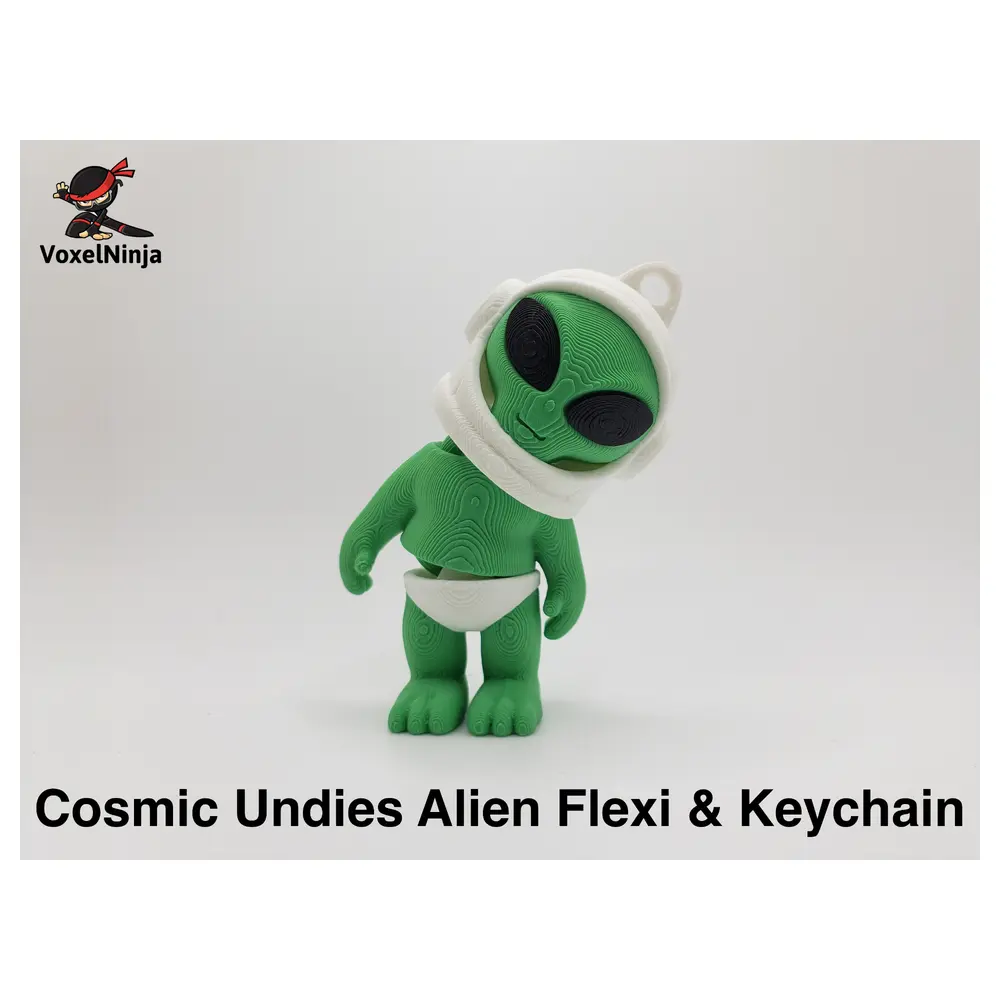 Cosmic Undies Keychain Flexible Comfort Creative Gift Decor Star Theme Ornament