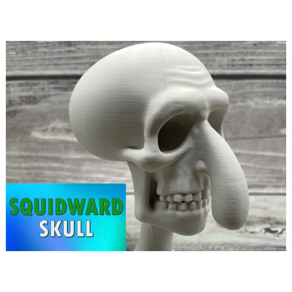 Squidward Skull Replacement Parts Repair Tools Decor Shell Art Sculpture Creative Decoration