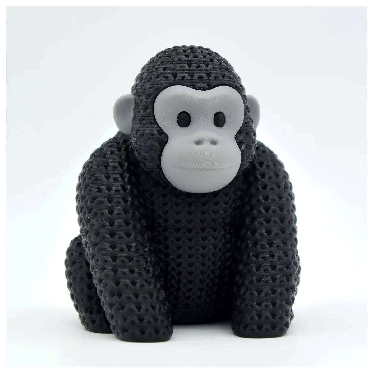 Knitted Gorilla Plush Toy Handmade Animal Figure Parts Repair