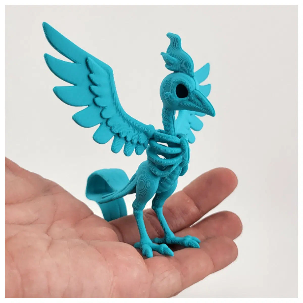 Articuno Skeleton Figure Horror Halloween Decoration Bone Model Anime Figure Toy Collectible