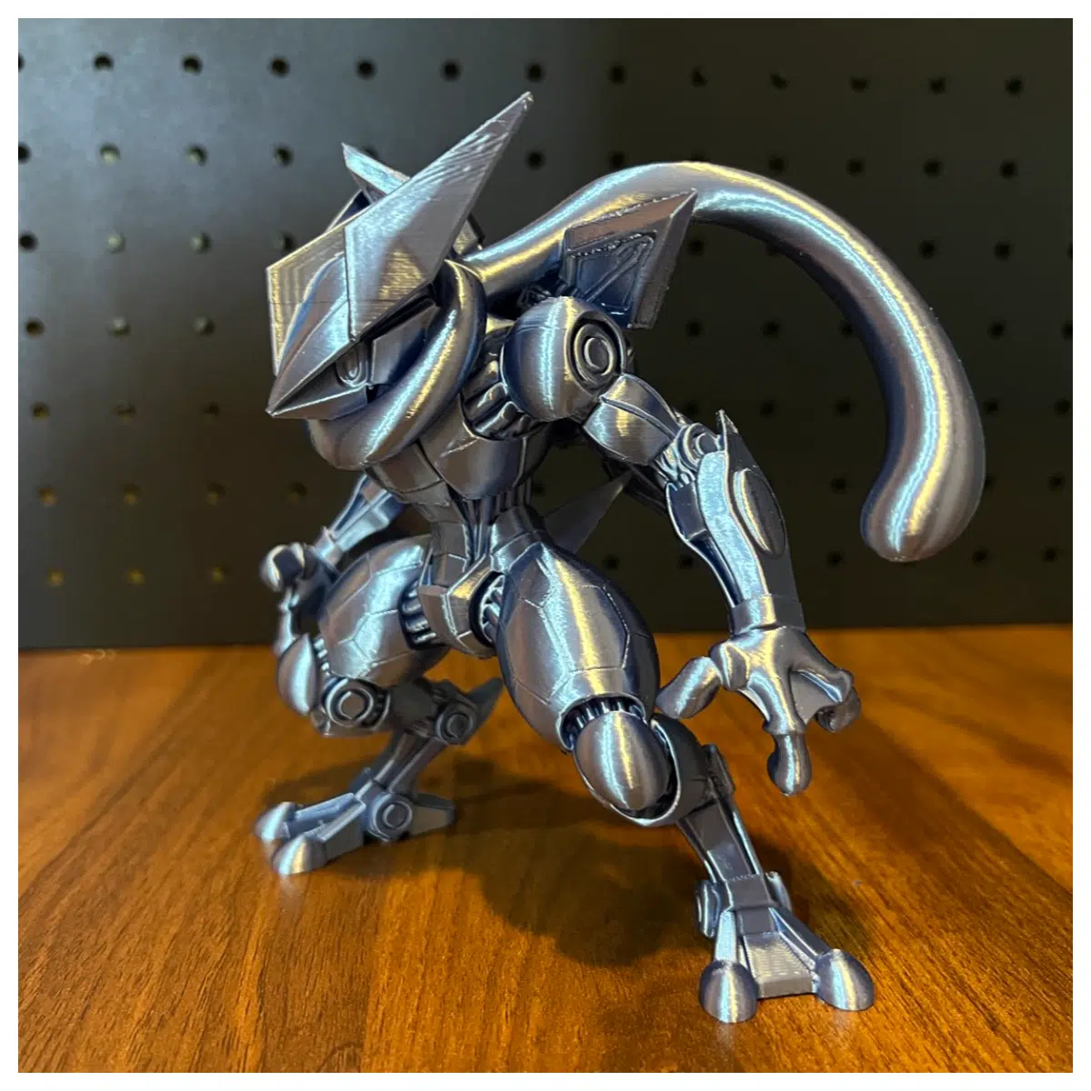 Mecha Pokemon Greninja Statue Display Figure Model Anime Collectible Tactical Toy