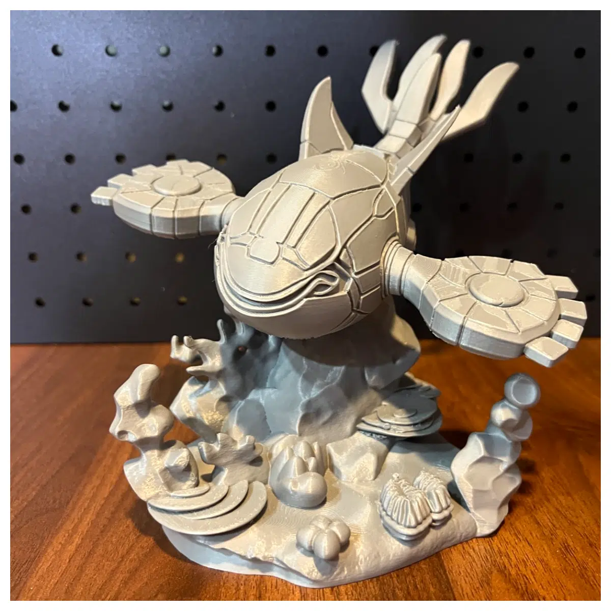 Mecha Pokemon Kyogre Statue Ocean Base Model Collectible Giant Robot Figure