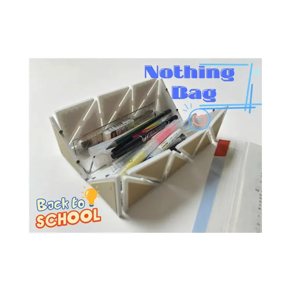 Nothing Bag Nothing Zero Pen Case Organizer Universal Pen Pouch Zero Hold Storage Protective Sleeve