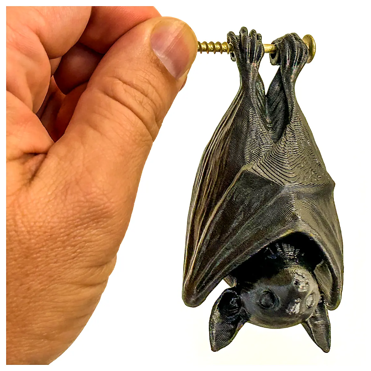 Hanging Bat Model Realistic Decorative Prop Indoor Toy Bat Wall Hanging Bat Figurine