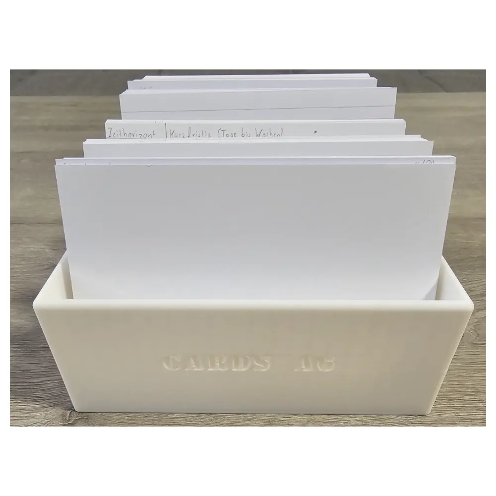Universal Index Card Holder Organizer Folders Paper Filing Storage Office Record Archive Document Holder