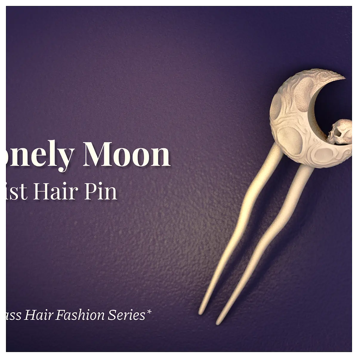 Lonely Moon Hairpin Twist Design Hair Accessory Hairpin Flexible Styling Hair Decoration Versatile Hair Clips