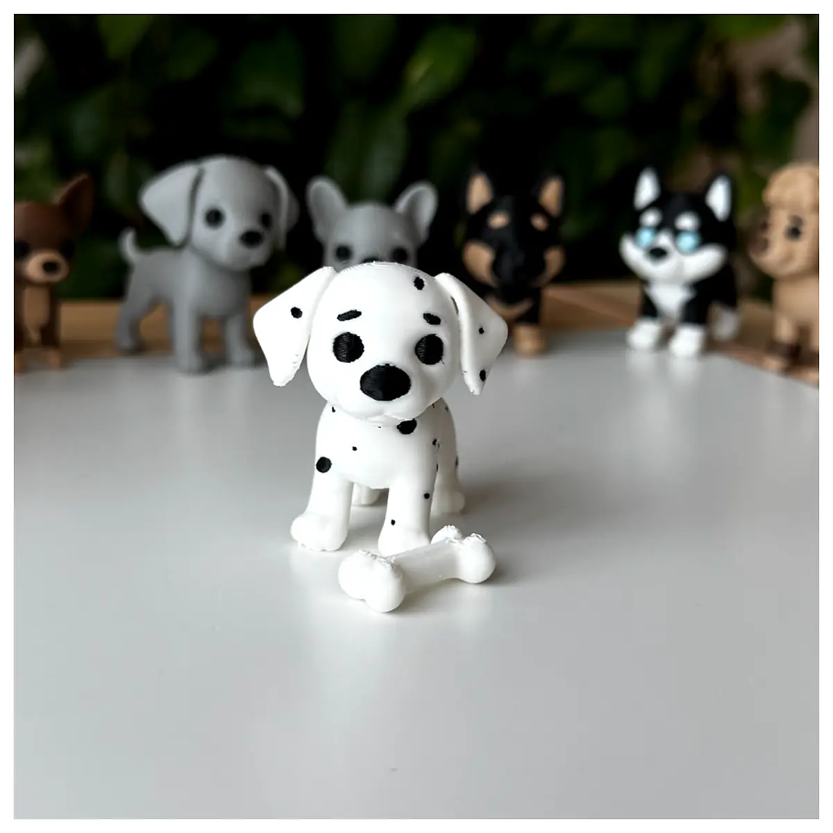 Dalmatian Puppy Toy Chew Toy Training Toy Rubber Dog Toy Durable Bite