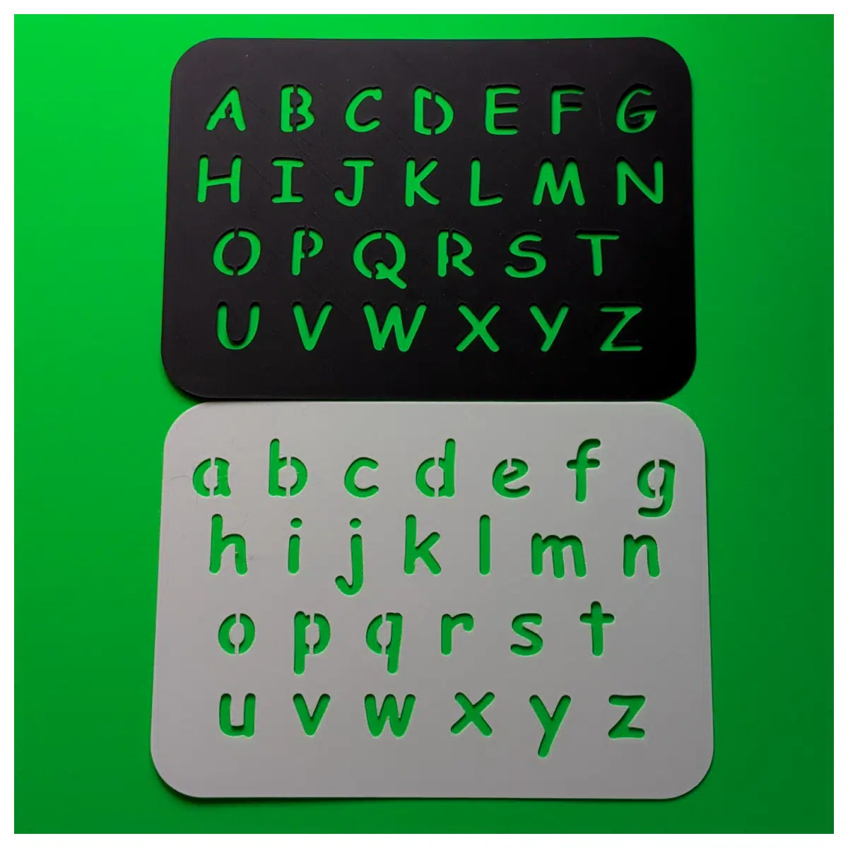 Letter Stencils Set Calligraphy Card Making Decoration Art Craft DIY Gift Letter Shapes Learning Painting