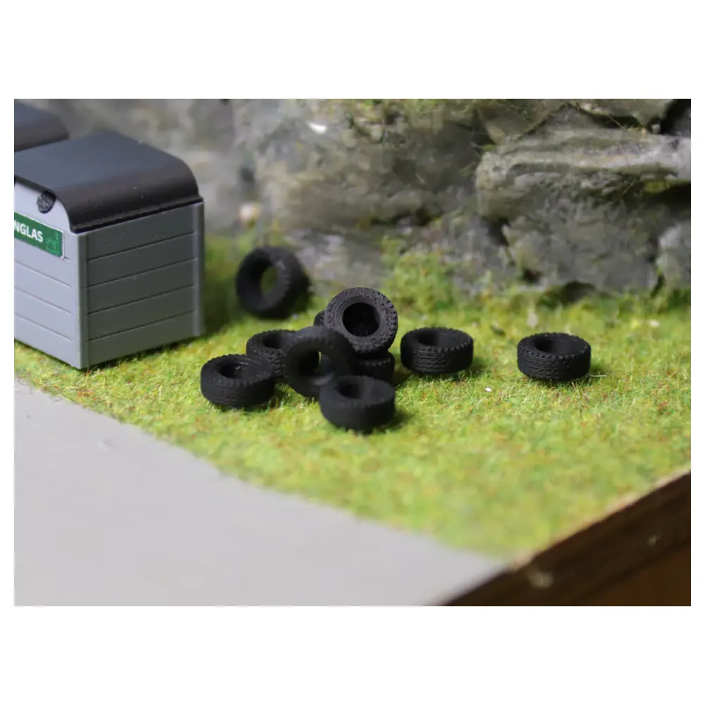 H0 Scale Tires 187mm Wheels Parts Wheel Replacement Model Car Accessories
