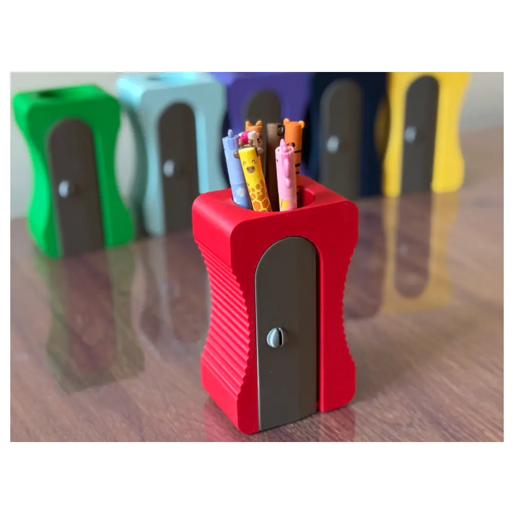 Pencil Sharpener Pen Holder Multi Function Automatic Sharpener Office Stationery Student Supplies Parts