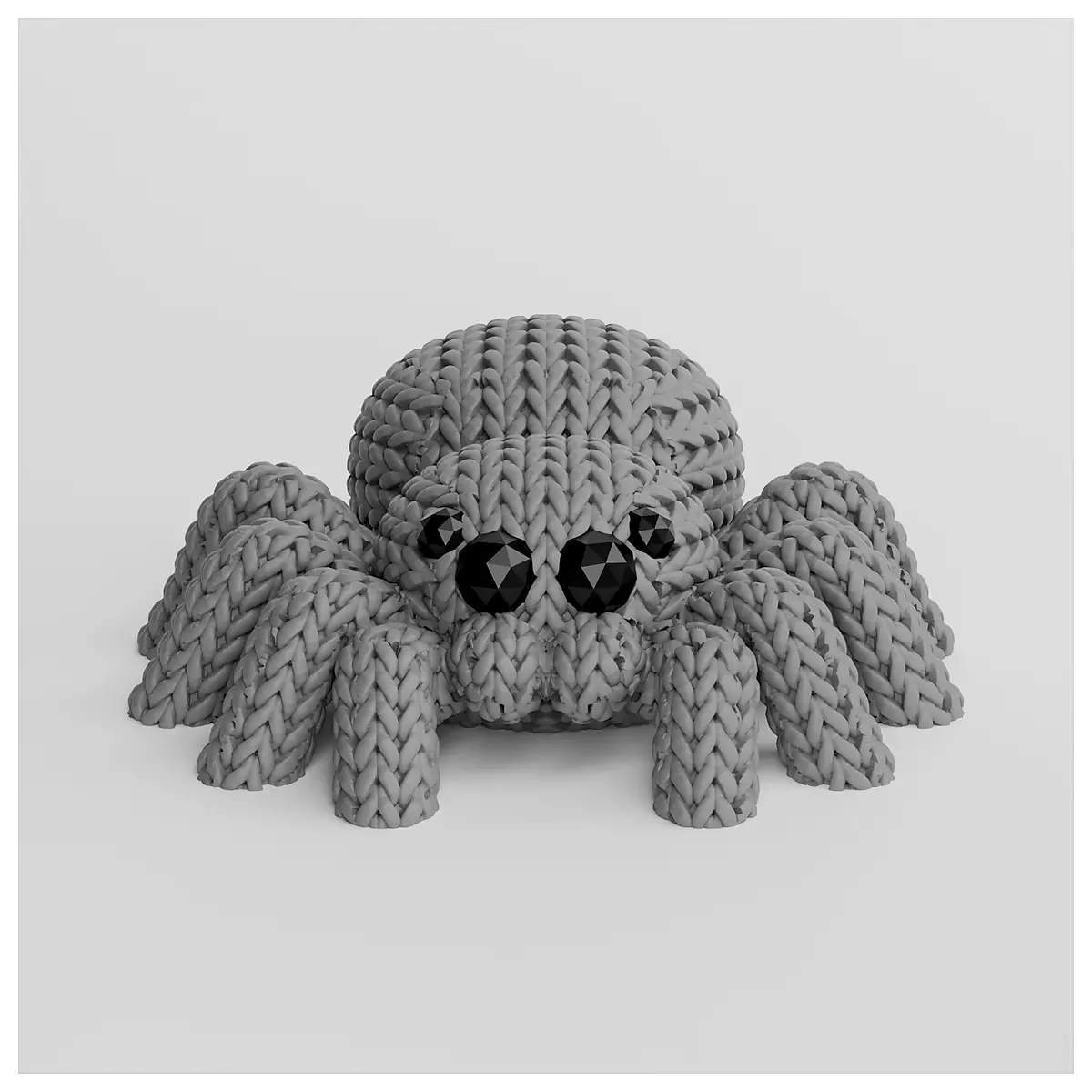 Knitted Spider Decoration Spider Figurine Creative Home Decor Spider Model Craft Spider Parts Repair