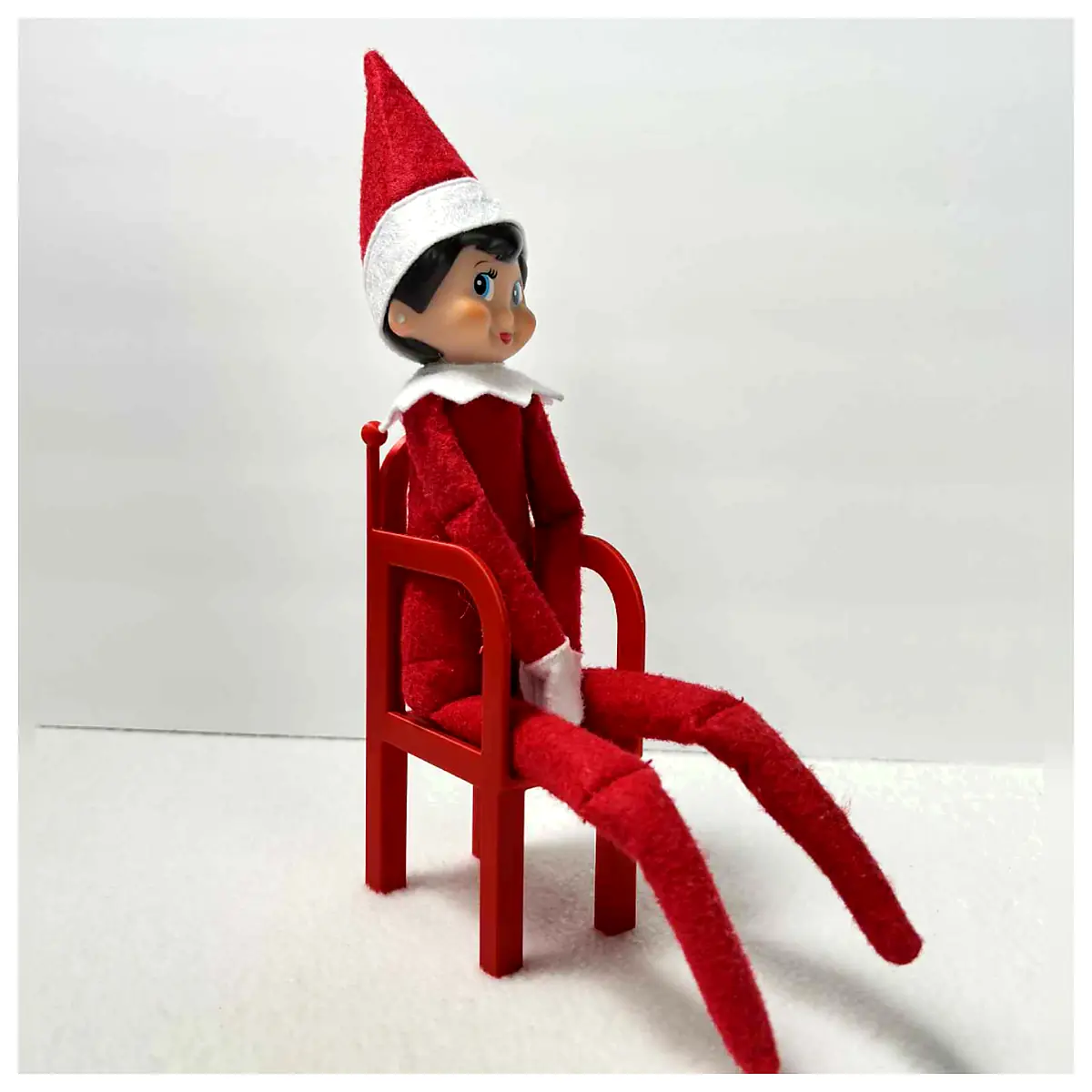 Elf on a Shelf Chair Support Stand Decoration Festive Holiday Display Accessories for Christmas