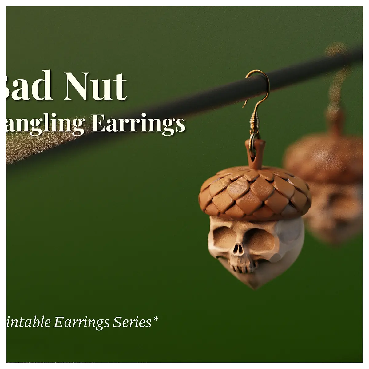 Acorn Earrings Dangle Drop Jewelry Nature Accessories Gift Hanging Nuts Decorative