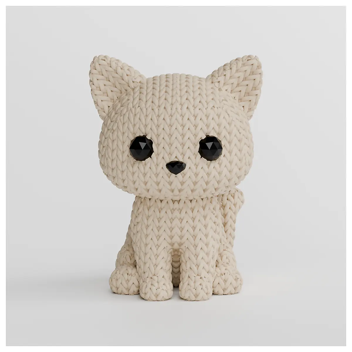 Knitted Cat Toy Plush Cat Kitten Toy Pet Cat Plushie Soft Cute Wholesale
