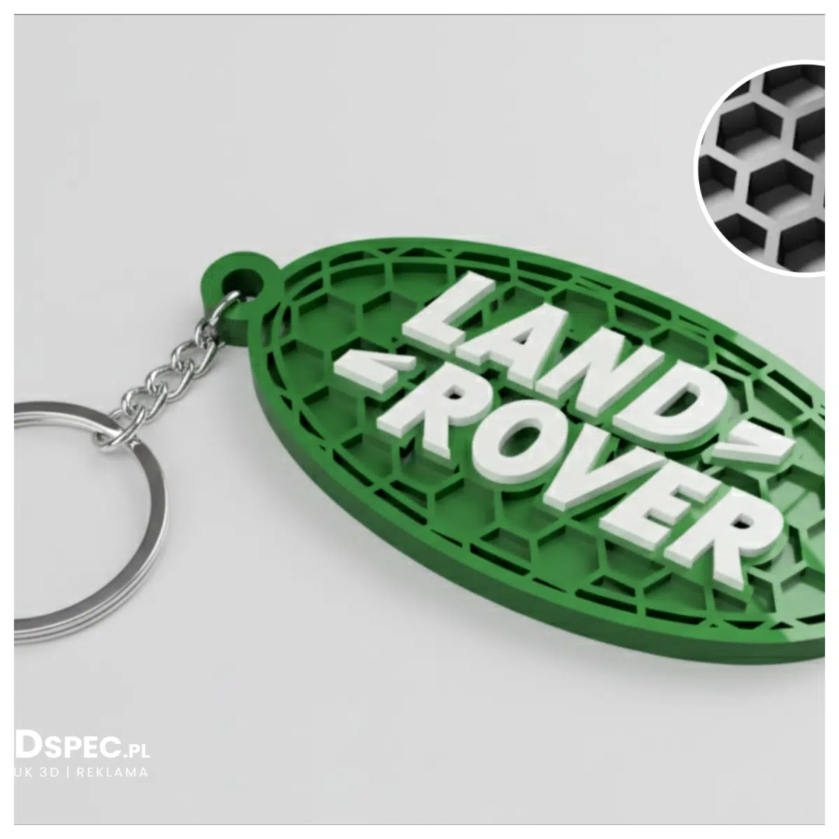 Land Rover Keychain Car Accessory Keyring Parts LR Logo Car Enthusiast Gift Auto Decoration