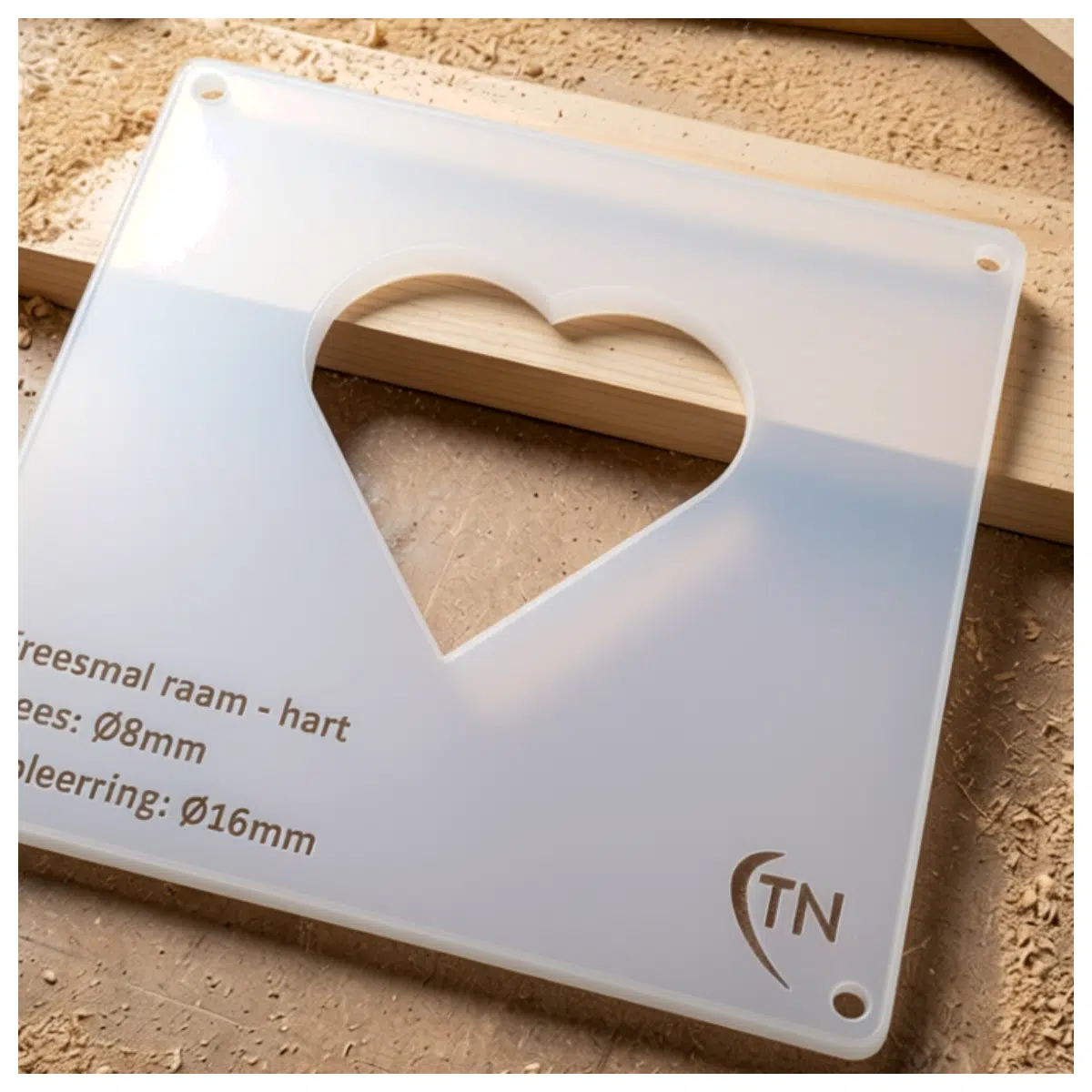 THNRouting Template Heart 22 Router Template Heart Routing Accessories Network Device Parts Switch Attachments Computer Network Components