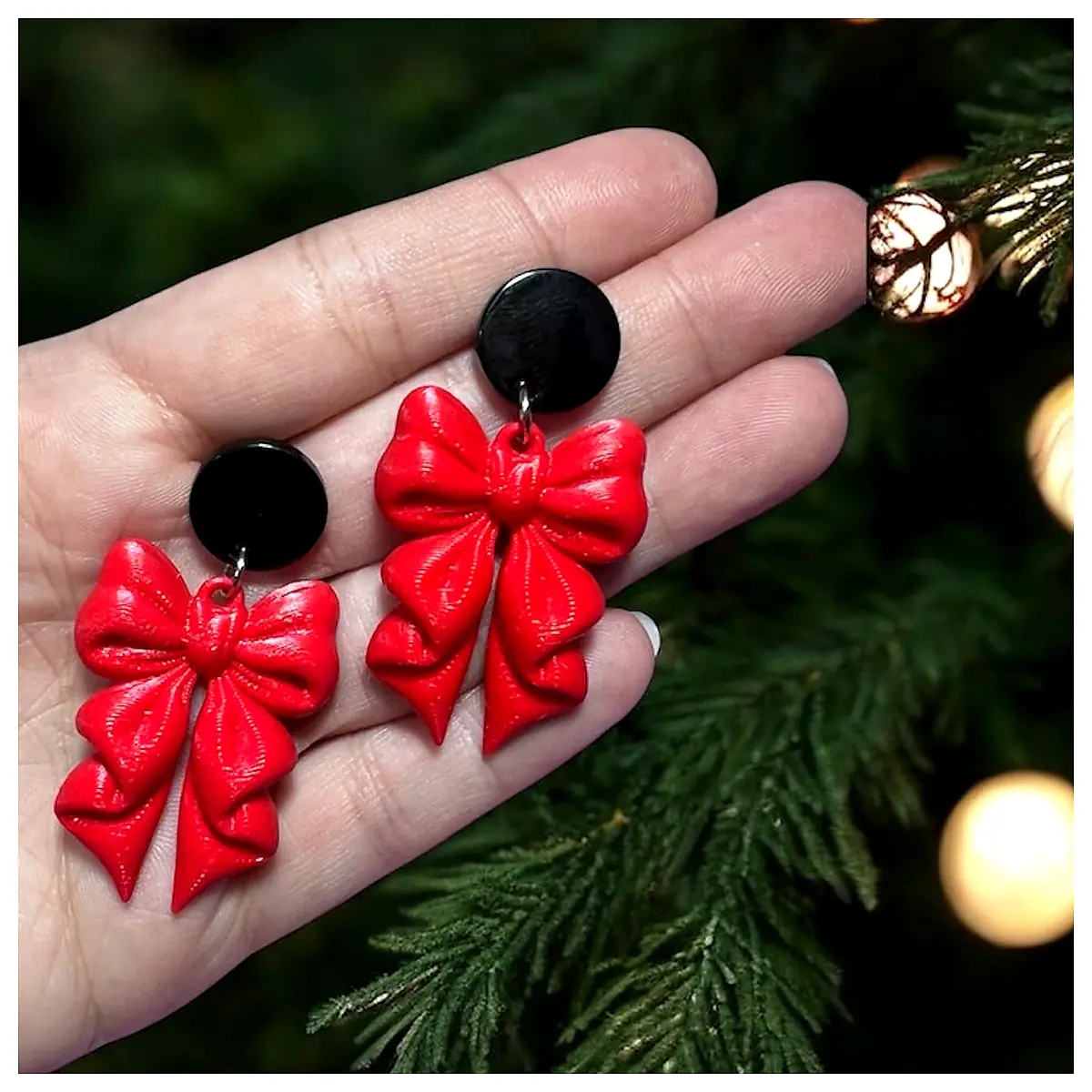 Bow Earrings Wholesale Elegant Accessories Dangle Earrings Jewelry Components Stylish Bow Earrings