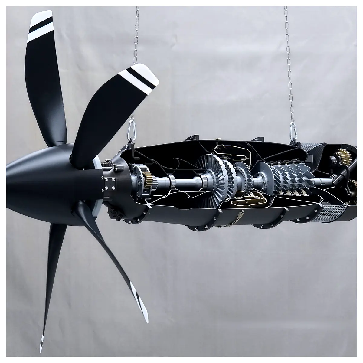 3D Printable Propeller Engine Parts Assembly Repair Modeling Printable