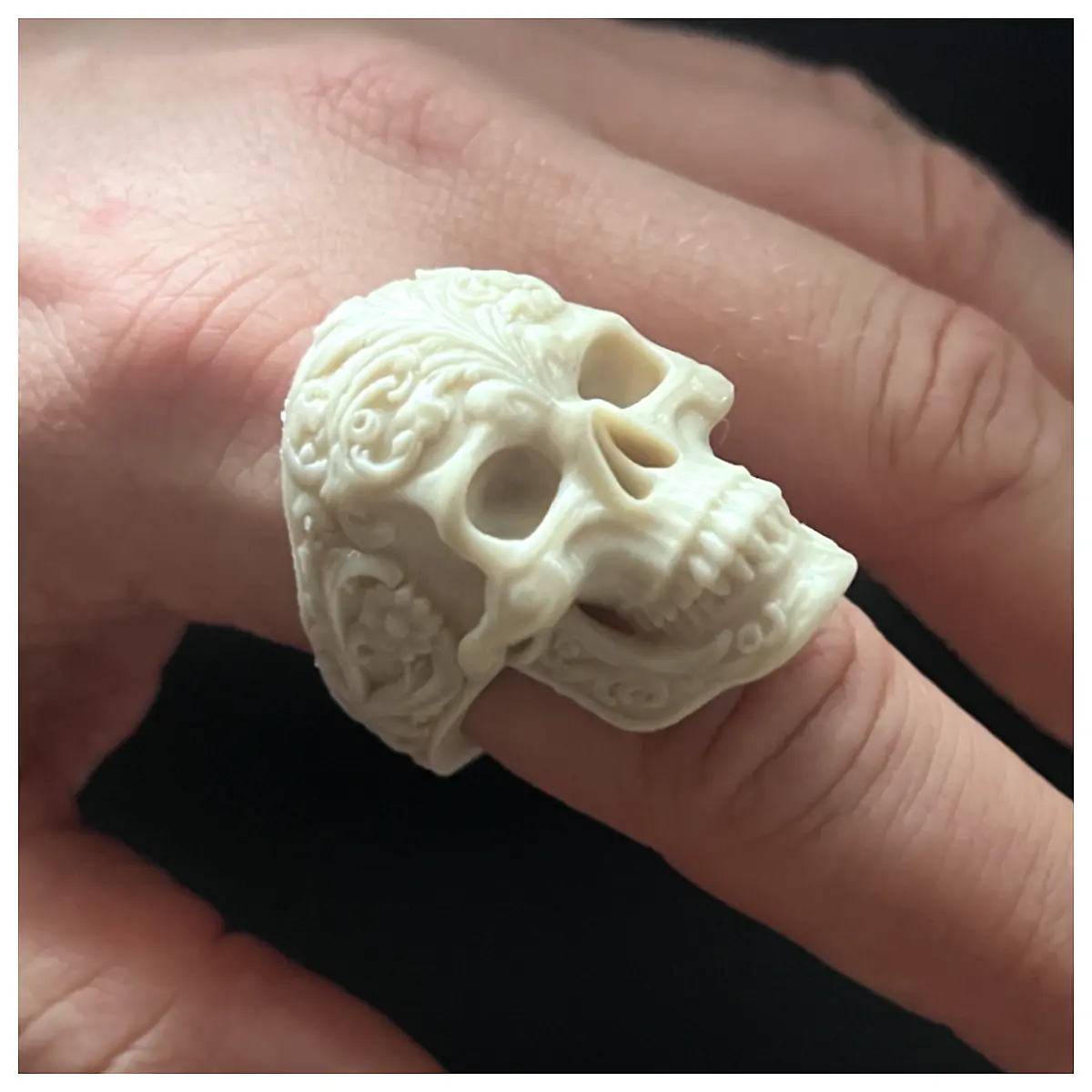 Skull Ring Bone Jewelry Skeleton Accessory Skull Decoration Bone Parts Skeleton Jewelry Wholesale