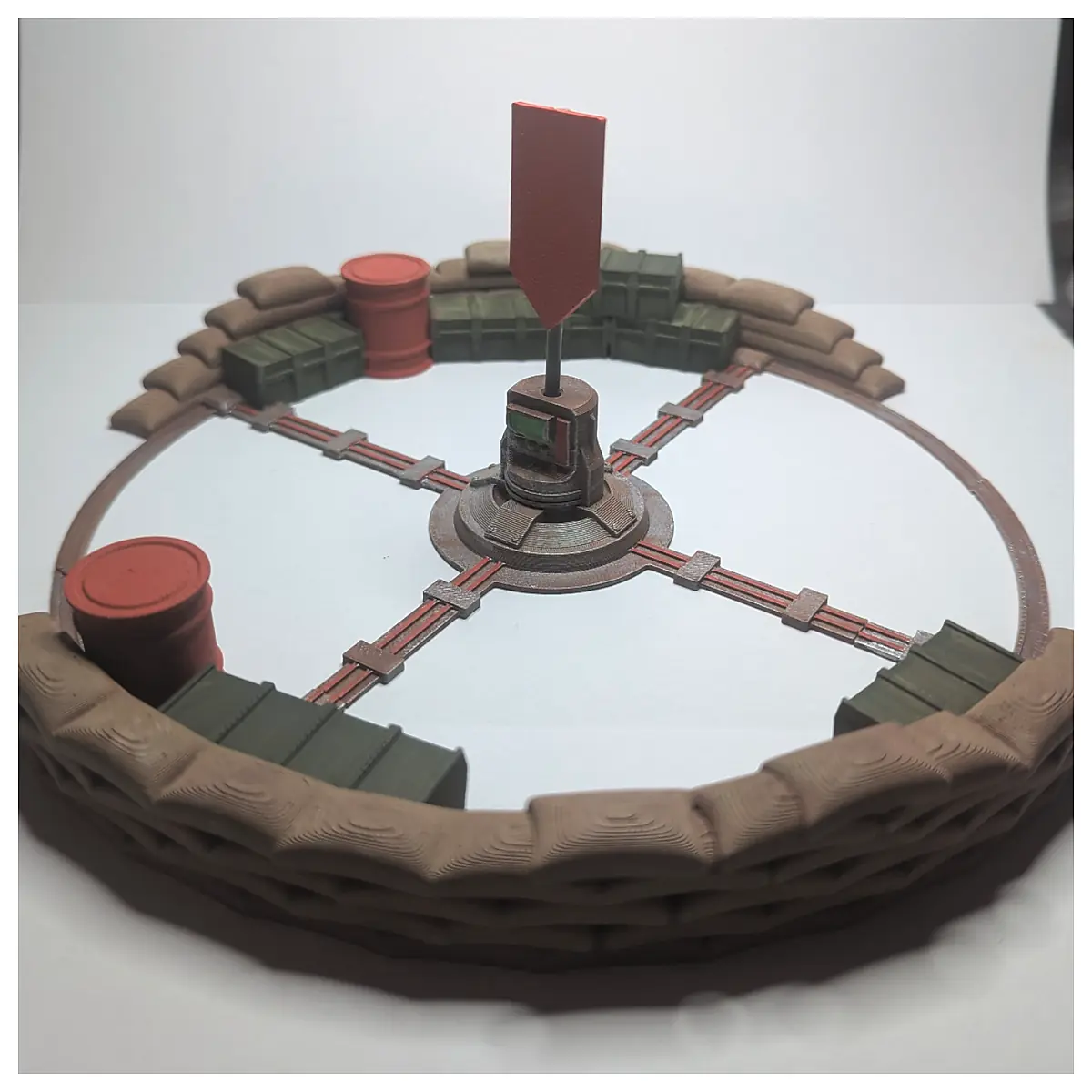 Fortified Objective Marker Tactical Accessories Defense Gear Combat Supplies Equipment Objective Control