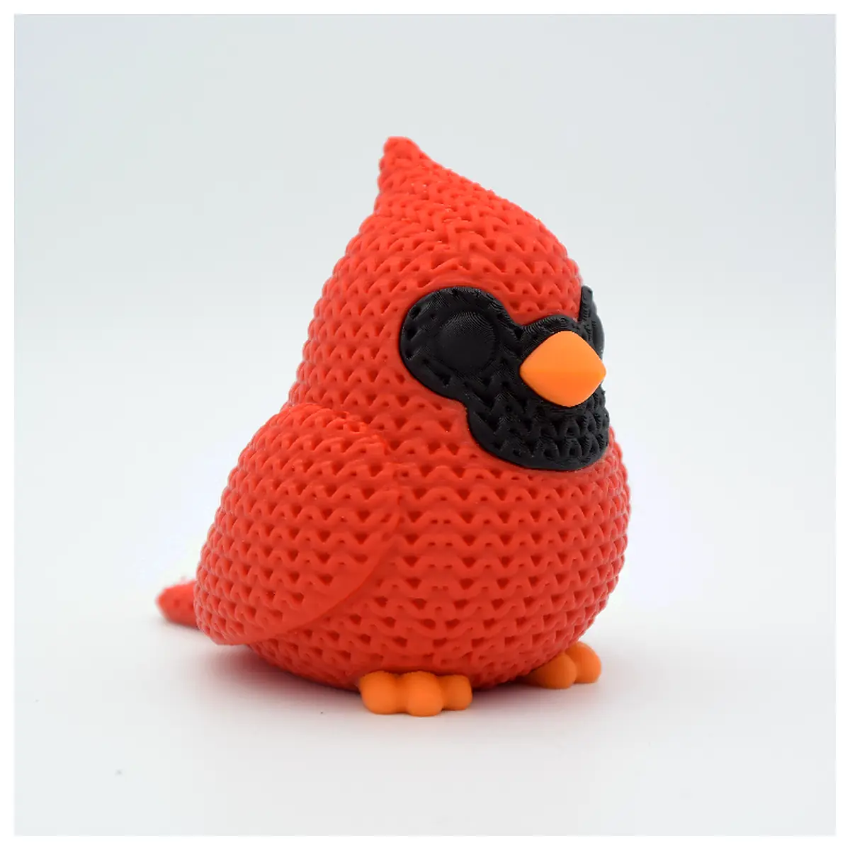 Knitted Bird Toy Plush Bird Decorative Bird Pet Ornament Bird House Supplies