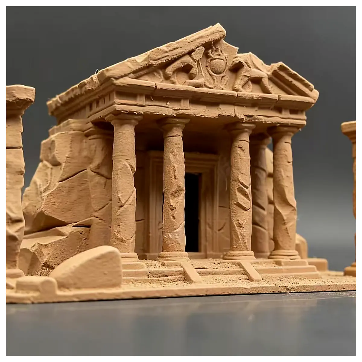 Ancient Greek Temple Ruins Archaeological Tourism Site Ruins History Ancient Civilization Exploration