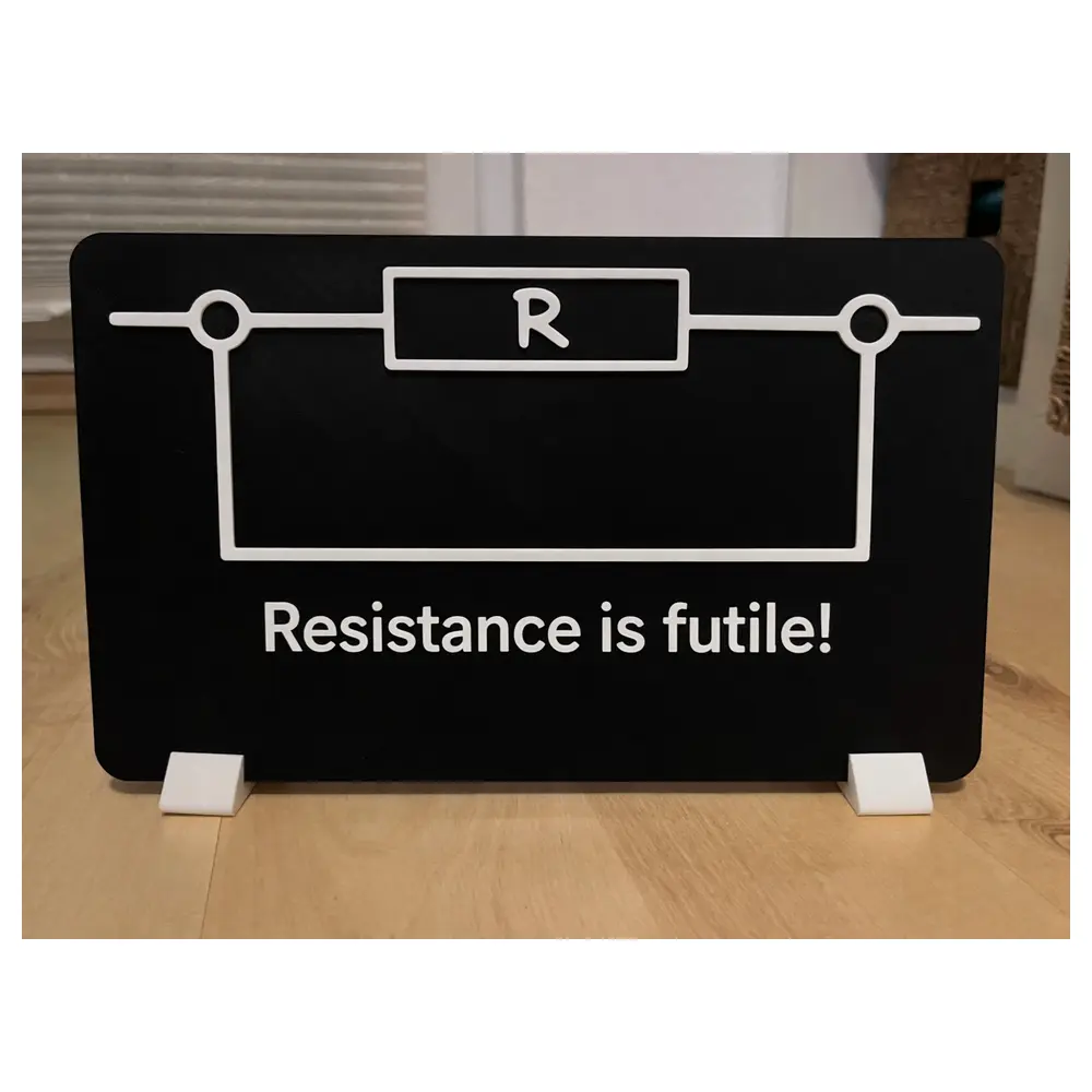 Resistance is Futile Physics Joke Physics Motion Parts Repair Accessories