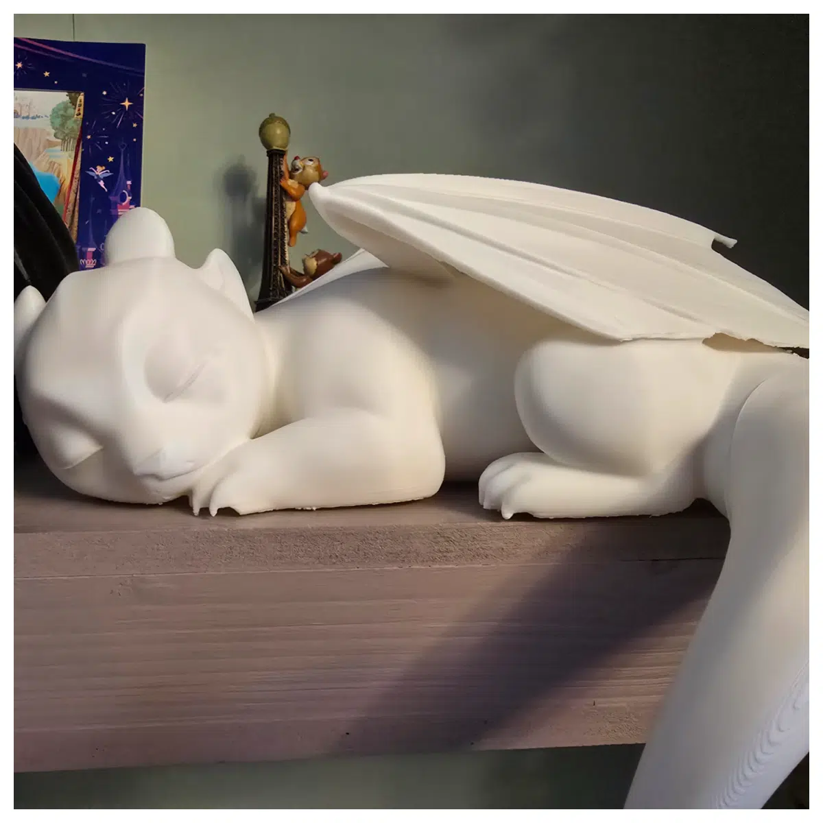 Sleeping Light Fury Shelf Critter Parts Repair Replacement Toy Decoration