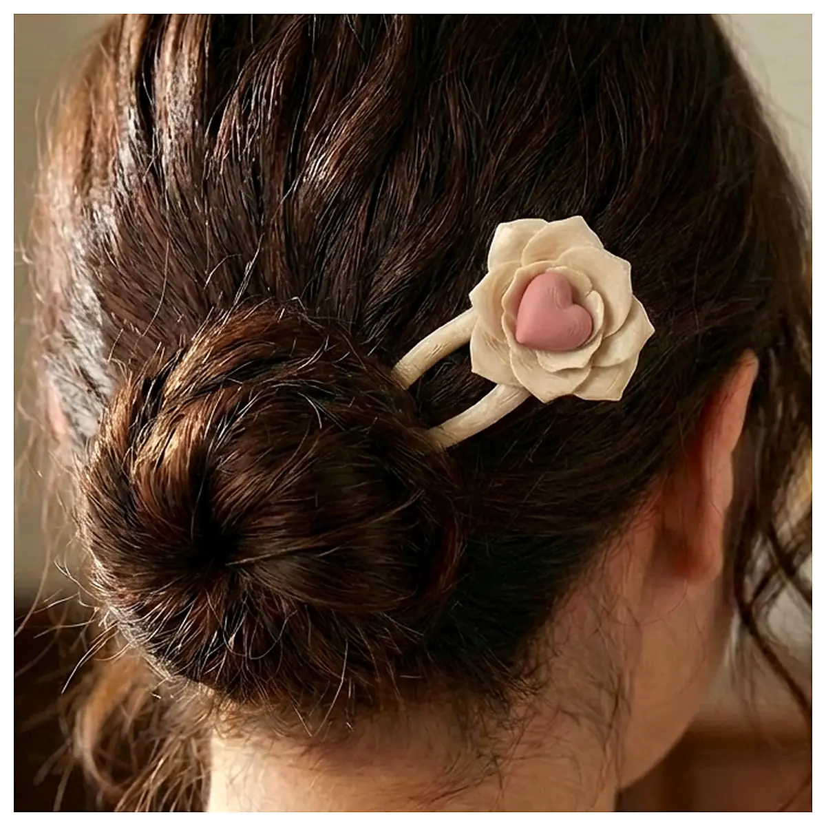 Rose Hairpin Elegant Hair Accessories Floral Hair Decoration Wedding Party Formal Hairpiece Hair Clips Variety Styles
