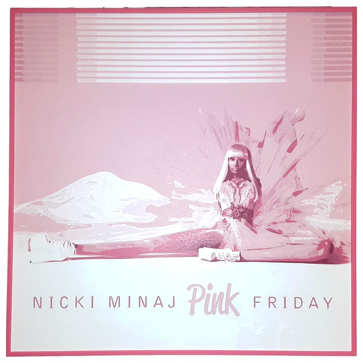 Nicki Minaj Pink Friday Hueforge Album Rap Hip Hop Music Vinyl Record Collectible Fan Gift Autographed Edition