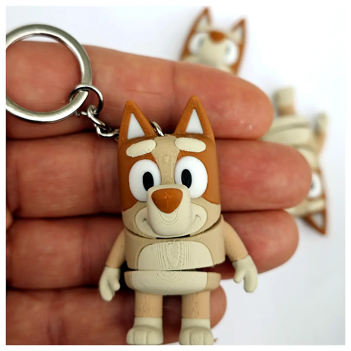 Bluey Dog Toy Flexible Figure Pet Dog Collectible Bluey Articulated Dog Parts Repair Accessories