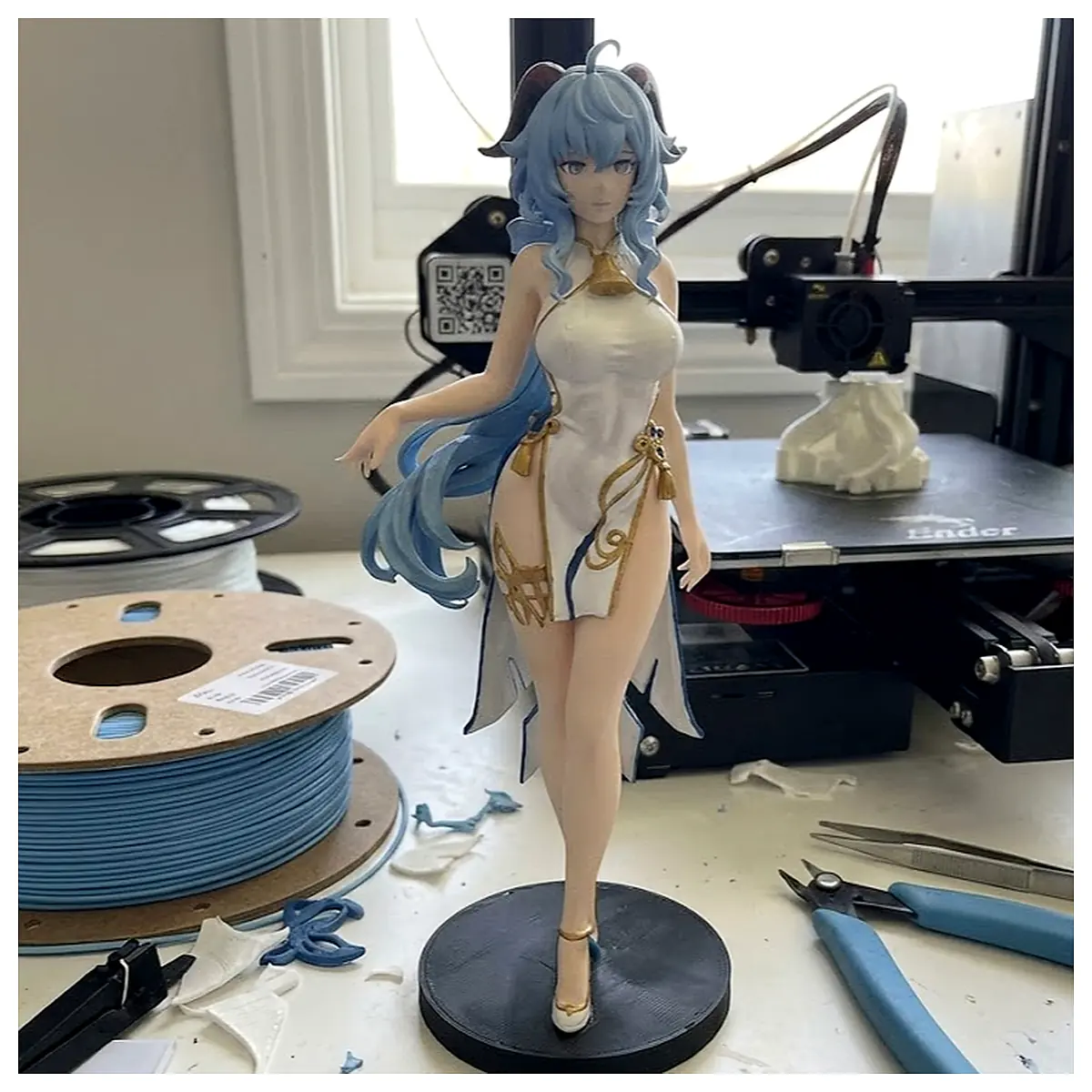 Ganyu Universal Repair Parts Replacement Parts Game Character Model Collectible Anime Toy