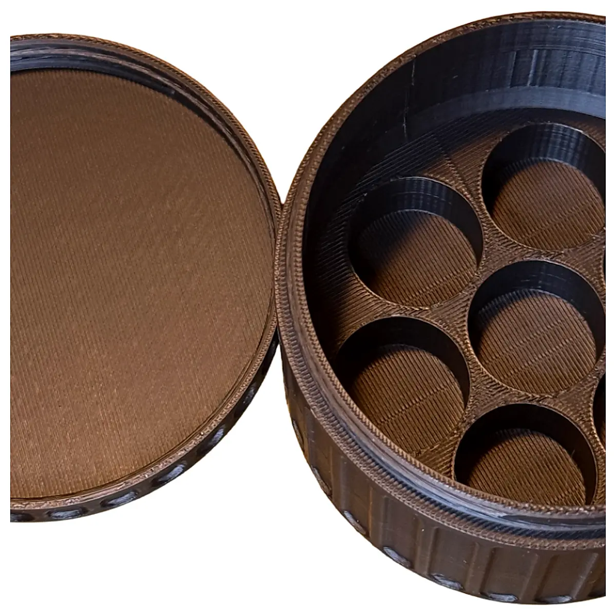 10ml Peptide Vial Jar 7 Spots Double Threads Box Peptide Vial Storage Peptide Bottle Peptide Case Peptide Supply