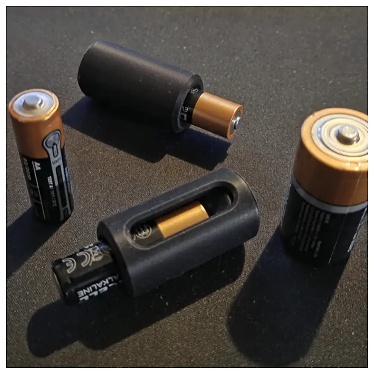AA to C Battery Adapter Converter Battery Adapter Accessories Charging Support