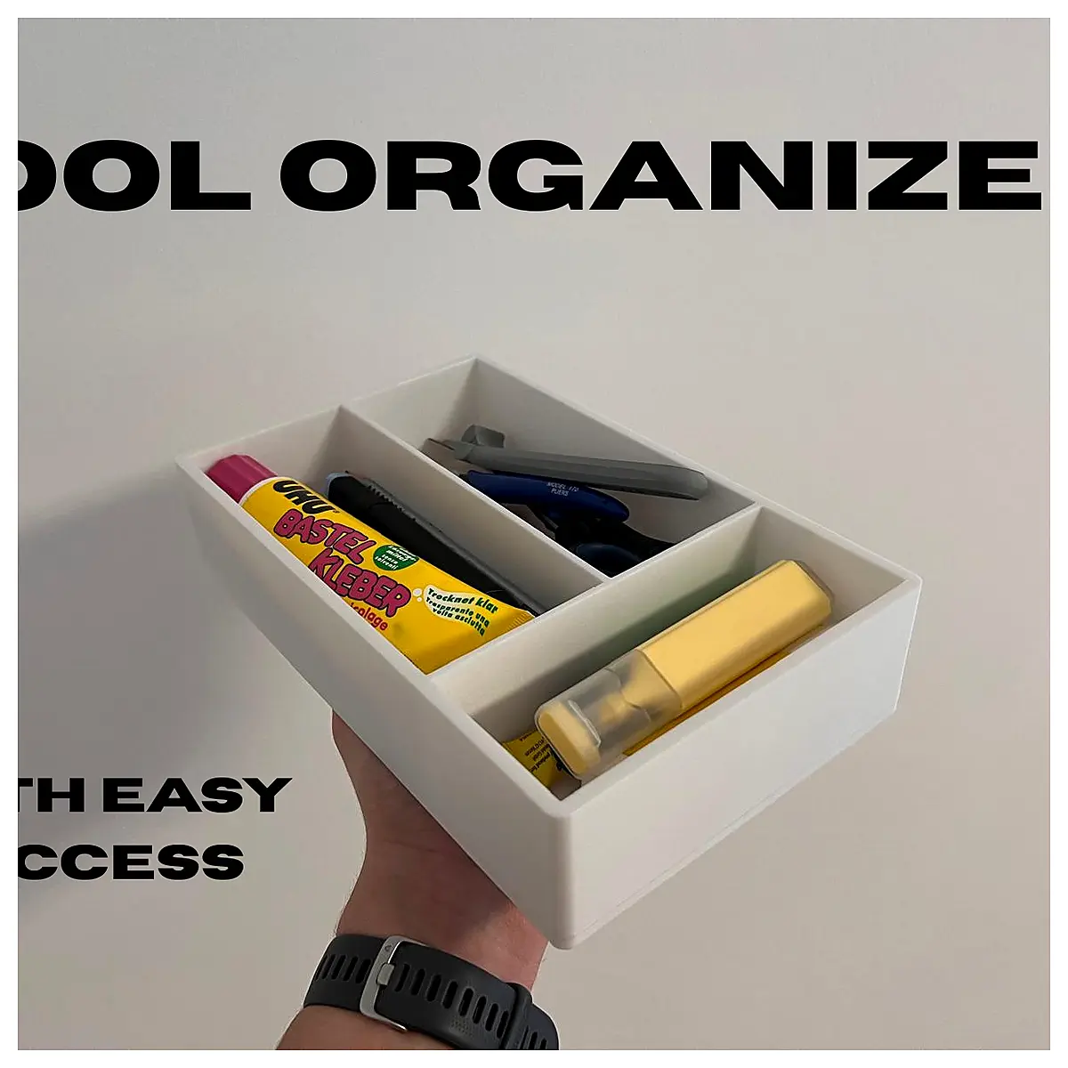 DeskTool Organizer Organize Storage Mobile Solutions Parts Repair