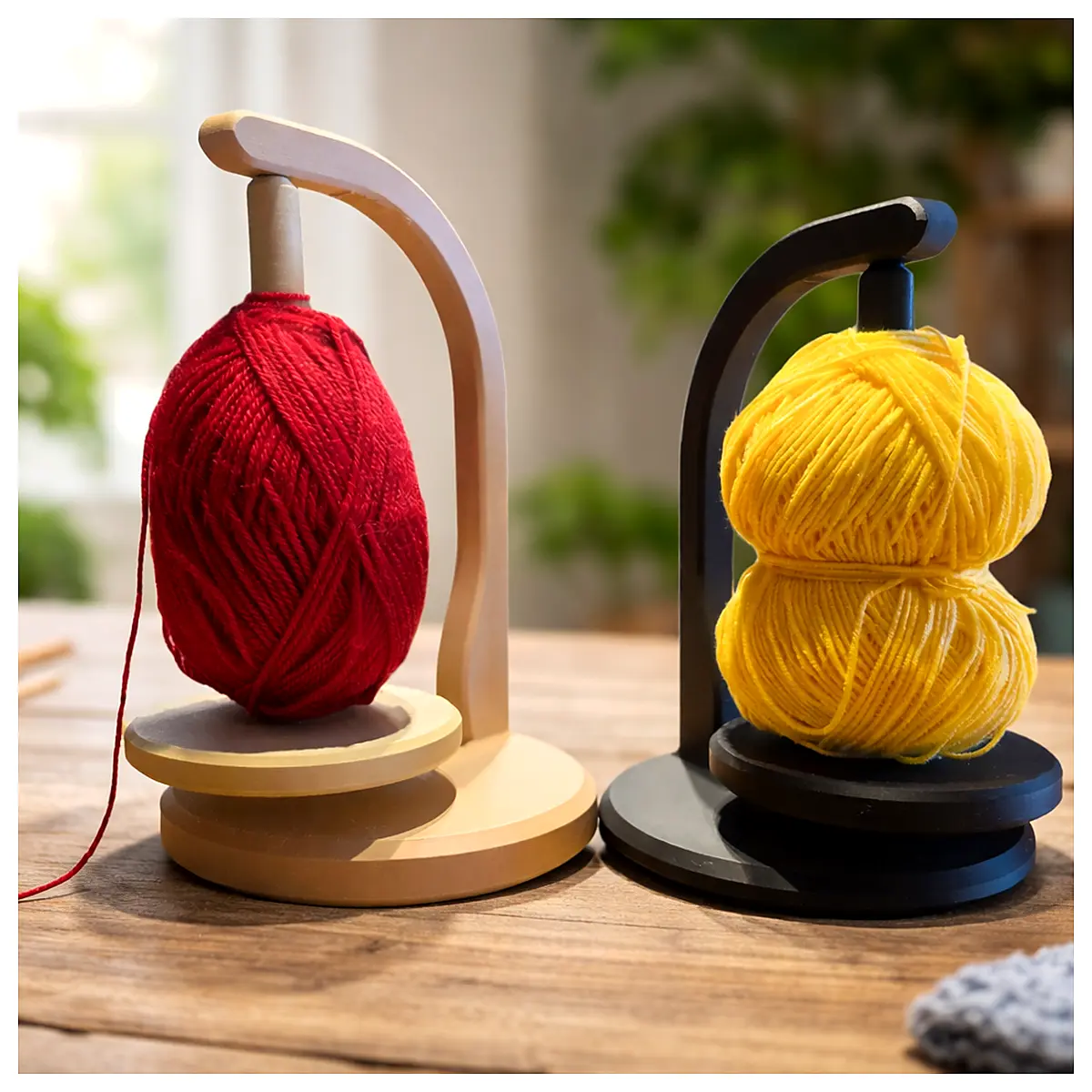 Magnetic Yarn Holder Knitting Tool Multi functional Magnetic Crochet Hook Knitting Needle Yarn Winder Yarn Storage Magnetic
