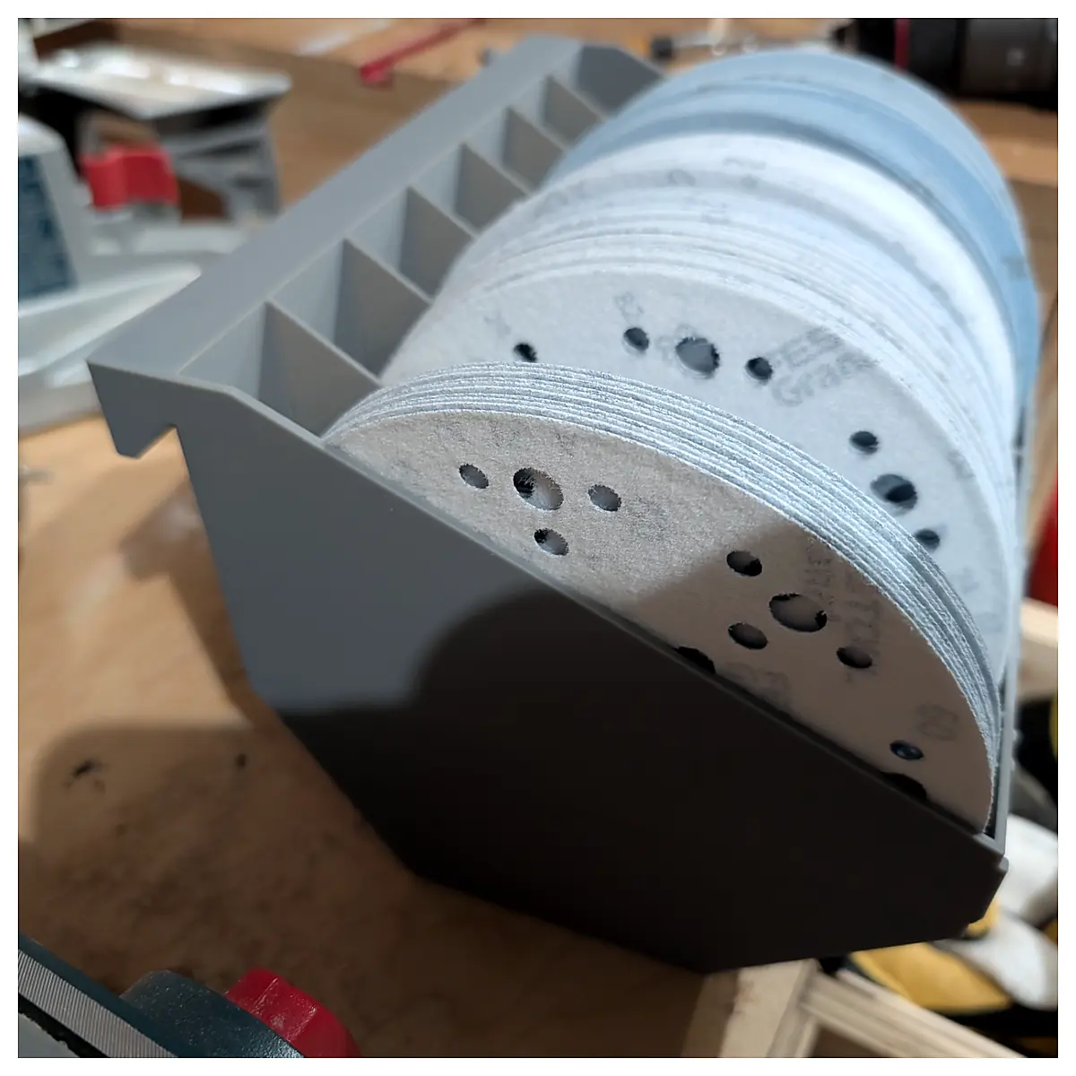 French Cleat Sanding Disc Holder 150mm Multi Disc Sanding Attachment Sanding Block Holder Sanding Accessories
