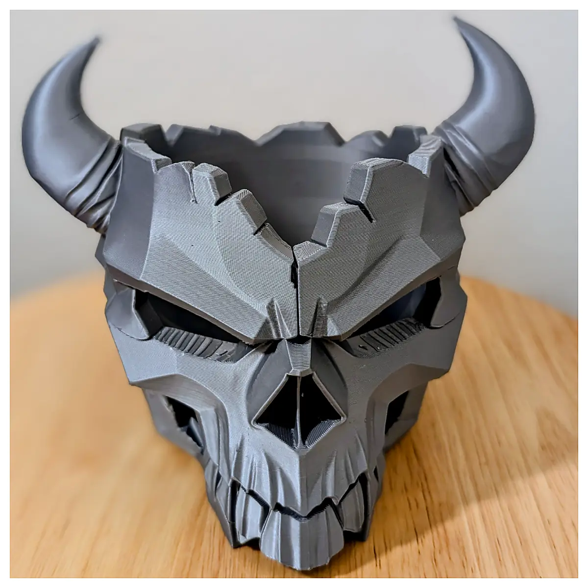 Horned Skull Catchall Organizer Bowl Skull Decor Display Bowl Multi Purpose Holder Gothic Decor