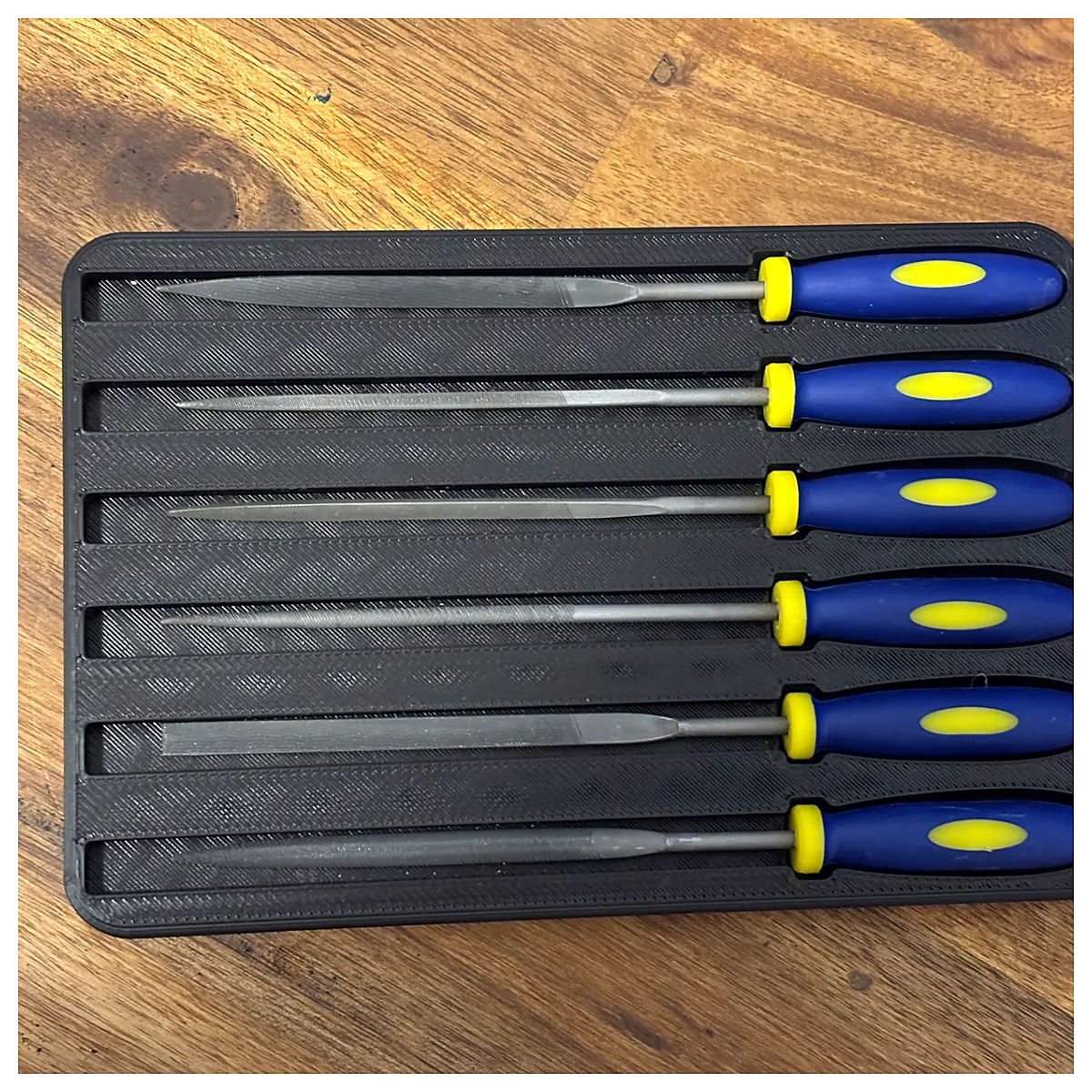 Needle File Tray Holder Organizer Universal Tool Accessory Repair Parts Storage Solution